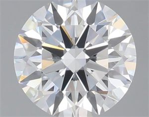 Picture of Natural Diamond 0.53 Carats, Round with Excellent Cut, E Color, VS2 Clarity and Certified by IGI