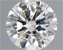 Natural Diamond 0.41 Carats, Round with Excellent Cut, I Color, SI2 Clarity and Certified by IGI