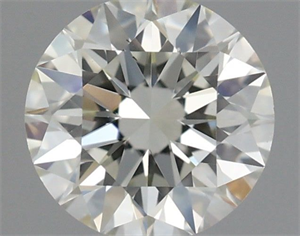 Picture of Natural Diamond 0.40 Carats, Round with Excellent Cut, M Color, VS2 Clarity and Certified by GIA