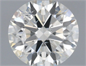 Natural Diamond 0.90 Carats, Round with Excellent Cut, J Color, I1 Clarity and Certified by GIA