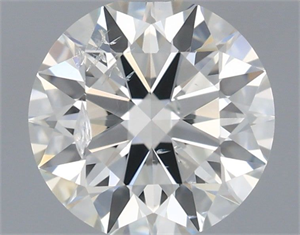 Picture of Natural Diamond 0.90 Carats, Round with Excellent Cut, J Color, I1 Clarity and Certified by GIA