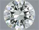 Natural Diamond 0.40 Carats, Round with Very Good Cut, J Color, VS2 Clarity and Certified by IGI