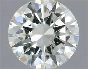 Picture of Natural Diamond 0.40 Carats, Round with Very Good Cut, J Color, VS2 Clarity and Certified by IGI