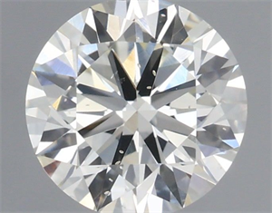 Picture of Natural Diamond 0.47 Carats, Round with Excellent Cut, I Color, SI1 Clarity and Certified by IGI