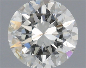 Picture of Natural Diamond 0.40 Carats, Round with Very Good Cut, I Color, SI2 Clarity and Certified by IGI