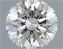 Natural Diamond 0.40 Carats, Round with Excellent Cut, I Color, SI2 Clarity and Certified by IGI