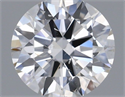 Natural Diamond 0.40 Carats, Round with Excellent Cut, D Color, SI1 Clarity and Certified by IGI