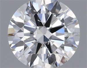 Picture of Natural Diamond 0.40 Carats, Round with Excellent Cut, D Color, SI1 Clarity and Certified by IGI