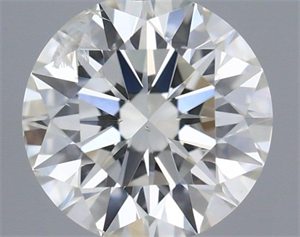 Picture of Natural Diamond 0.40 Carats, Round with Excellent Cut, I Color, SI2 Clarity and Certified by IGI