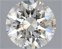 Natural Diamond 1.00 Carats, Round with Very Good Cut, J Color, I1 Clarity and Certified by IGI