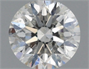 Natural Diamond 0.40 Carats, Round with Excellent Cut, G Color, SI2 Clarity and Certified by IGI