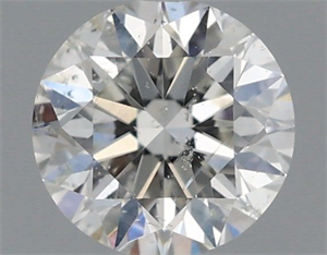 Picture of Natural Diamond 0.40 Carats, Round with Excellent Cut, G Color, SI2 Clarity and Certified by IGI