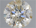 Natural Diamond 0.91 Carats, Round with Excellent Cut, J Color, I1 Clarity and Certified by IGI
