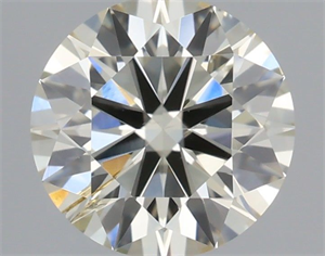 Picture of Natural Diamond 0.51 Carats, Round with Excellent Cut, N Color, SI2 Clarity and Certified by IGI