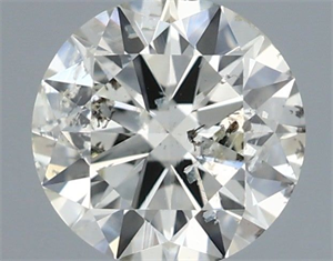 Picture of Natural Diamond 0.41 Carats, Round with Excellent Cut, I Color, SI2 Clarity and Certified by IGI