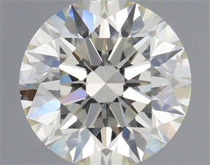 Picture of Natural Diamond 0.41 Carats, Round with Excellent Cut, I Color, VS2 Clarity and Certified by IGI