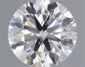 Picture of Natural Diamond 0.40 Carats, Round with Very Good Cut, I Color, SI1 Clarity and Certified by IGI