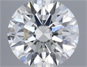 Natural Diamond 0.71 Carats, Round with Excellent Cut, G Color, SI1 Clarity and Certified by IGI