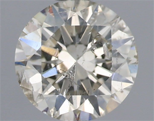 Picture of Natural Diamond 0.95 Carats, Round with Excellent Cut, K Color, I1 Clarity and Certified by IGI