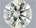 Natural Diamond 0.77 Carats, Round with Excellent Cut, K Color, VS1 Clarity and Certified by IGI