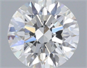 Diamante Natural 0.50 quilates, Redondo , Color F, claridad VVS2 y certificado GIA
