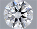 Diamante Natural 0.50 quilates, Redondo , Color F, claridad VVS2 y certificado GIA
