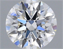 Diamante Natural 0.50 quilates, Redondo , Color F, claridad VVS2 y certificado GIA