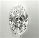 Natural Diamond 2.01 Carats, Oval with  Cut, F Color, SI1 Clarity and Certified by GIA