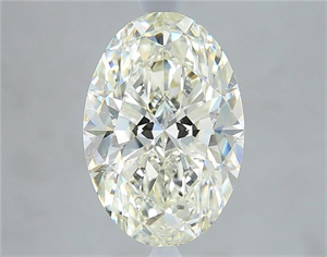 Foto Diamante Natural 5.01 quilates, Ovalado , Color L, claridad SI2 y certificado GIA de