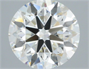 Natural Diamond 2.87 Carats, Round with Excellent Cut, I Color, VS1 Clarity and Certified by IGI