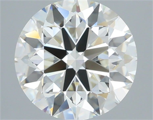 Picture of Natural Diamond 2.87 Carats, Round with Excellent Cut, I Color, VS1 Clarity and Certified by IGI