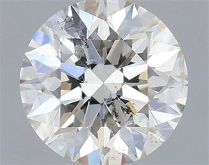 Picture of Natural Diamond 0.40 Carats, Round with Excellent Cut, H Color, SI2 Clarity and Certified by IGI