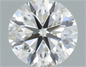 Natural Diamond 0.71 Carats, Round with Very Good Cut, H Color, SI2 Clarity and Certified by IGI