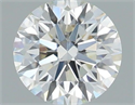Natural Diamond 0.40 Carats, Round with Excellent Cut, H Color, VS2 Clarity and Certified by IGI