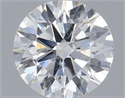 Natural Diamond 0.50 Carats, Round with Very Good Cut, E Color, I1 Clarity and Certified by IGI