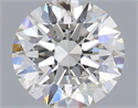 Natural Diamond 0.40 Carats, Round with Excellent Cut, H Color, SI2 Clarity and Certified by IGI