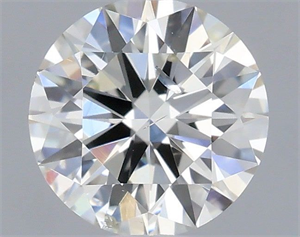 Picture of Natural Diamond 0.40 Carats, Round with Excellent Cut, H Color, SI2 Clarity and Certified by IGI