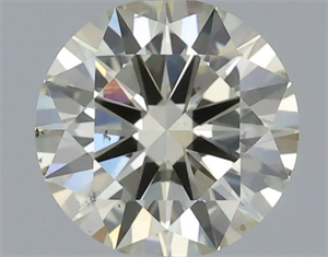 Picture of Natural Diamond 0.40 Carats, Round with Excellent Cut, K Color, SI1 Clarity and Certified by IGI