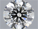 Natural Diamond 0.40 Carats, Round with Very Good Cut, H Color, SI2 Clarity and Certified by IGI