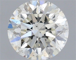 Picture of Natural Diamond 0.40 Carats, Round with Very Good Cut, H Color, SI2 Clarity and Certified by IGI