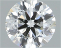 Natural Diamond 0.40 Carats, Round with Excellent Cut, H Color, SI2 Clarity and Certified by IGI