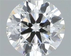 Picture of Natural Diamond 0.40 Carats, Round with Excellent Cut, H Color, SI2 Clarity and Certified by IGI