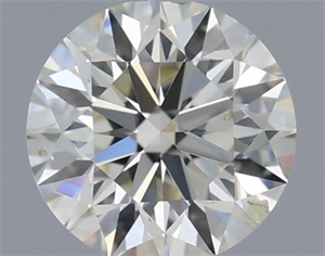 Picture of Natural Diamond 0.41 Carats, Round with Excellent Cut, I Color, SI1 Clarity and Certified by IGI