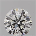 Natural Diamond 0.50 Carats, Round with Very Good Cut, F Color, SI2 Clarity and Certified by GIA