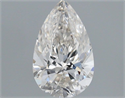 Natural Diamond 1.00 Carats, Pear with  Cut, G Color, VVS2 Clarity and Certified by IGI