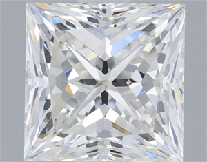 Picture of Natural Diamond 1.00 Carats, Princess with  Cut, F Color, VVS1 Clarity and Certified by IGI