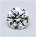 Diamante Natural 1.00 quilates, Redondo , Color L, claridad VVS2 y certificado GIA