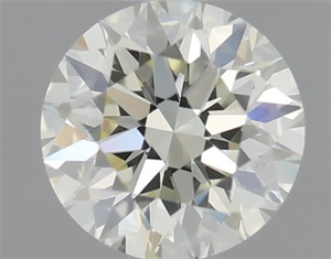 Foto Diamante Natural 0.40 quilates, Redondo , Color N, claridad IF y certificado GIA de