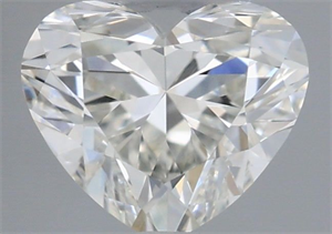 Picture of Natural Diamond 0.42 Carats, Heart with  Cut, I Color, VS1 Clarity and Certified by GIA