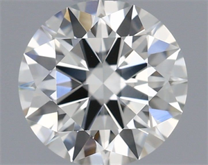 Picture of Natural Diamond 0.72 Carats, Round with Excellent Cut, I Color, IF Clarity and Certified by IGI
